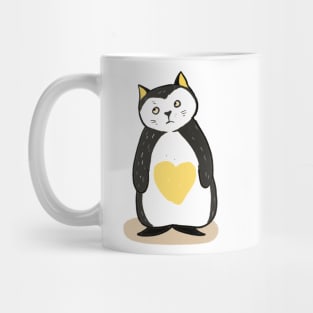 cat penguin Mug